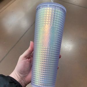 Starbucks Venti Unicorn Soft Touch Grid Cold Cup